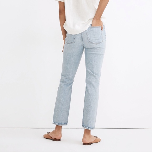 Madewell The High-Rise Slim Crop Boyjean Size 24 - Picture 2 of 8